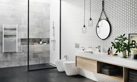 Skandynawski styl nowoczesnej łazienki